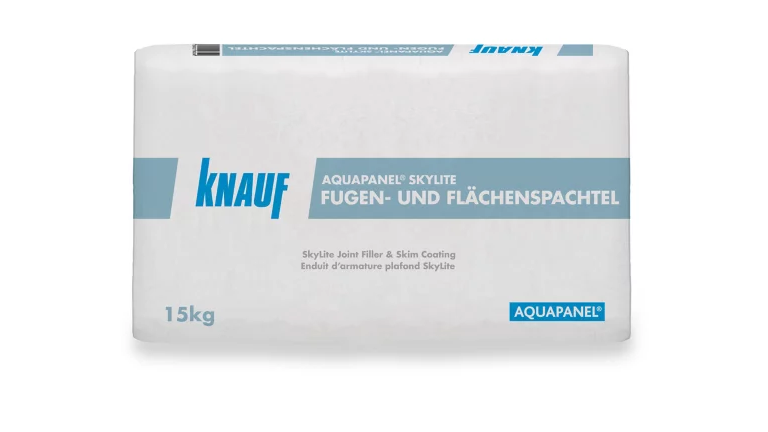 Weiße Tüte, blaue Schrift, 20 kg.